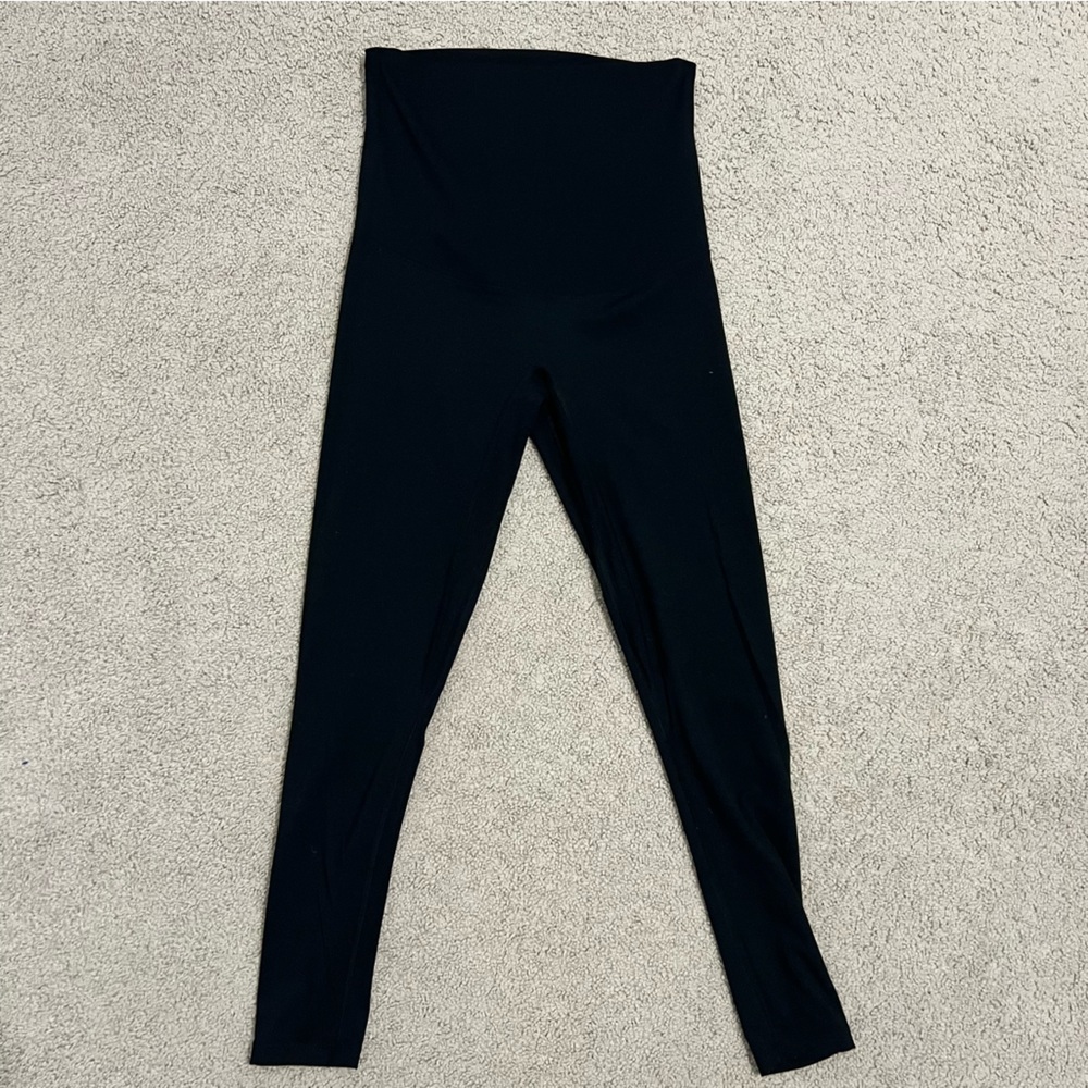 POSHDIVAH Women's Maternity Leggings Over The Belly